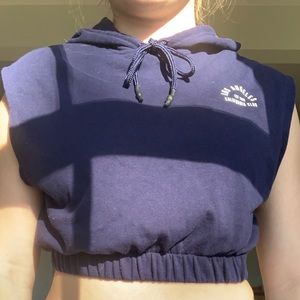 workout tank top with hood